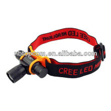 High Quality Camping AA dry battery Cree LED headlamp 3W